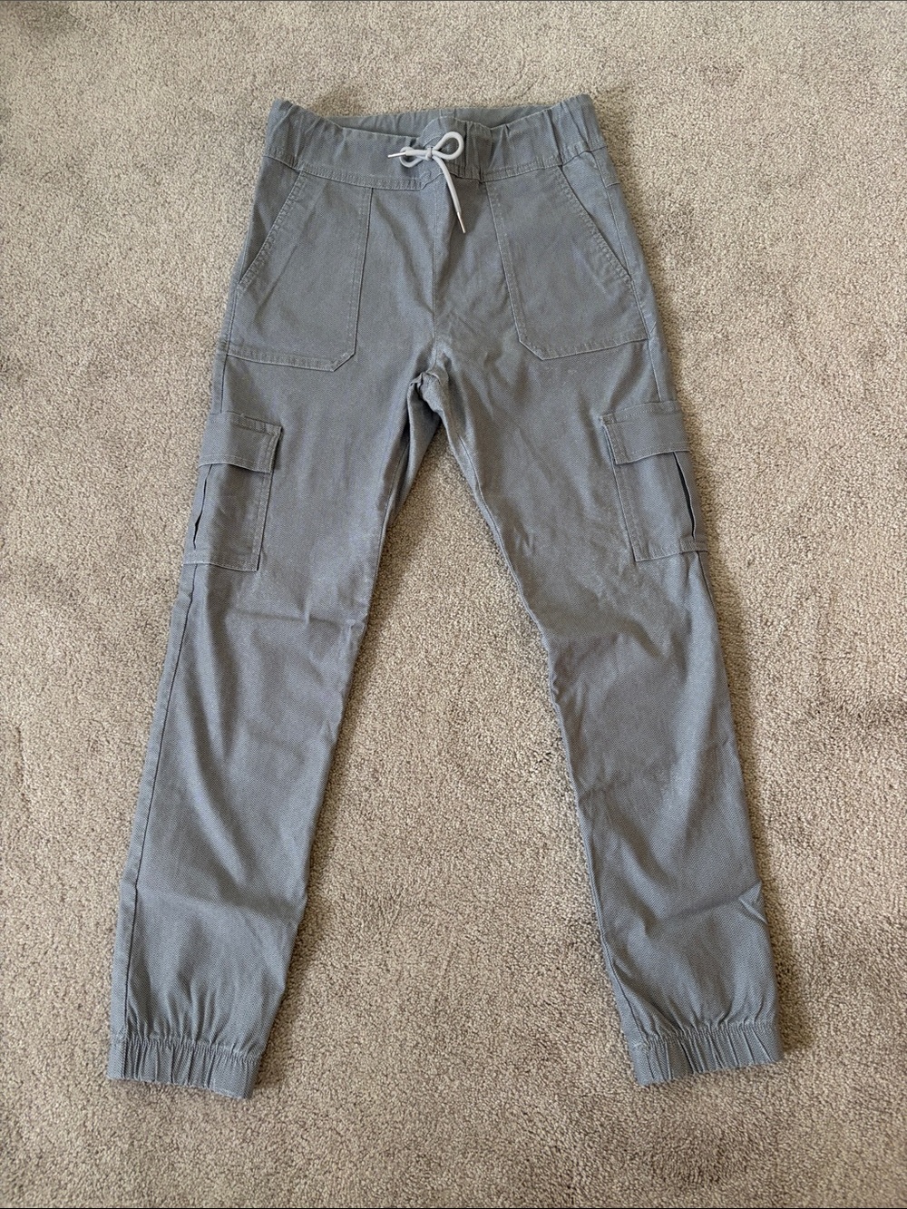 BEVY FLOG Women's Light Gray Cargo Jogger Pants